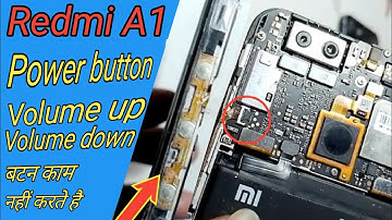 Redmi A1 power button volume up volume down button problem||mi A1 power key