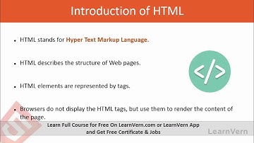 What is HTML5? | Video In Hindi