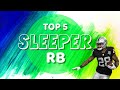 Top 5 RB Sleepers For The 2022 Season