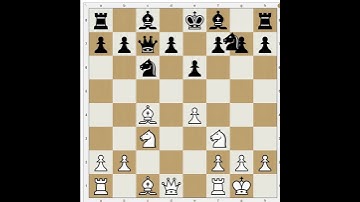 Siberian Trap, This trap in the Smith Morra Gambit in the Sicilian Defense, short video.