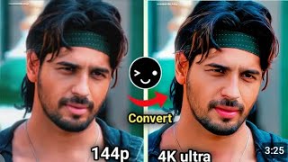 Convert video to HD quality capcut hd quality blur Best Editing in 2024 screenshot 3