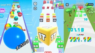 Jelly Run vs Ball Run Rolling 2048 Infinity Mode 🔥 Endless Merge Madness screenshot 2
