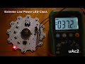 uAc 2 Final Product - An Extreme Low pico Power LED Clock Advanced AVR project sleep pro RGB CR2032