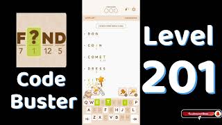 Code Busters Level 201 Walkthrough 🧩 | All Puzzle Solutions| Solutionguruji