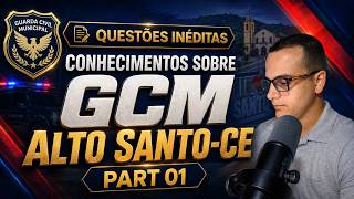 QUESTÕES CONHECIMENTOS SOBRE ALTO SANTO-CE QUESTÕES INÉDITAS GCM ALTO SANTO-CE DE PART01