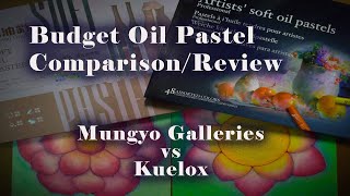 Oil Pastels Comparison/Review - Mungyo Galleries vs Kuelox screenshot 2