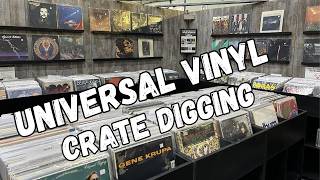 Universal Vinyl Record Store Crate Digging