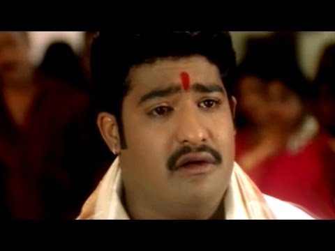 Simhadri Movie || Nasar Adopts NTR Sentiment Scene || Jr NTR, Bhoomika, Ankitha