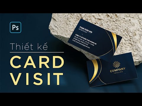 Video Thiết kế card visit - Tự thiết kế card visit bằng... - youtube