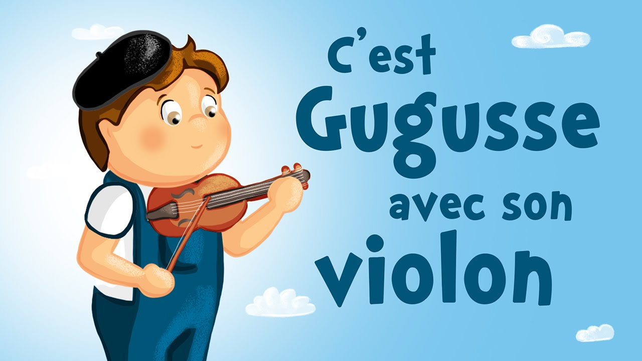 Mon papa ne veut pas que je danse la polka cest Gugusse avec son violon   comptine avec paroles