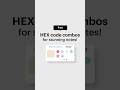HEX code combos for stunning notes! #iLovePDF #NoteTaking #DigitalNotes #StudyTools #StudentLife
