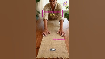 No-Sew Burlap Table Runner 🌾 Rustic Dining Makeover!