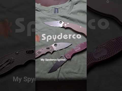 My small Spyderco collection... What's in your pocket?