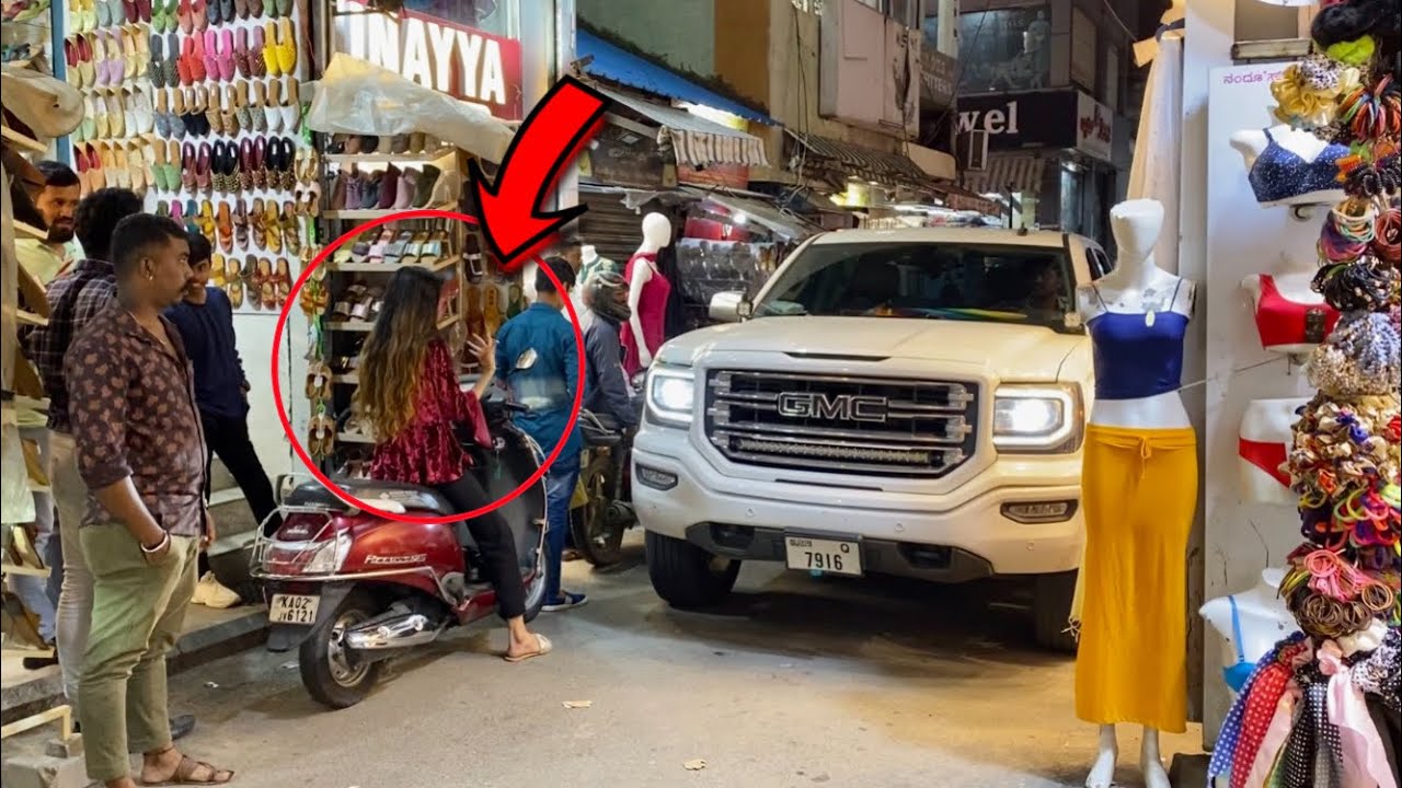 Huge GMC Truck ENTERS SMALLest GULLY In INDIA REACTIONS YouTube