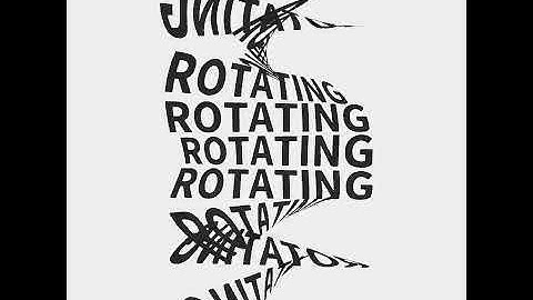 Rotating Rotating. Draw by openFrameworks