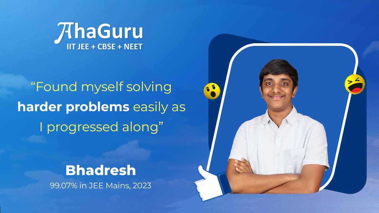 Found Solving Harder Problems As I Progressed Along AhaGuru Success