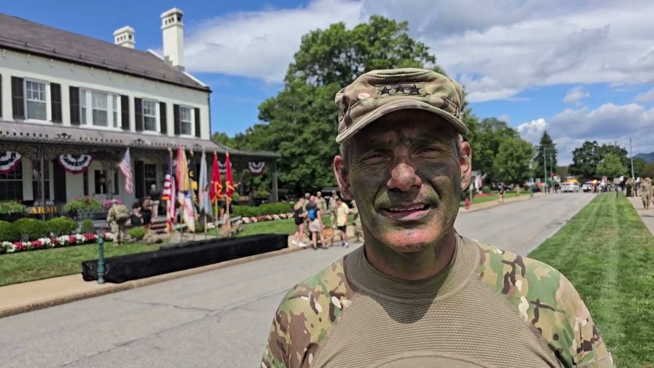 West Point Supe Lt. General Steven Gilland on March Back Day for Class of '28