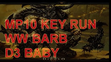 MP10 Key RUNS WW BARB Commentary / Playthrough / Let