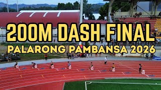 200M Dash Elementary and Secondary Boys & Girls Final | Palarong Pambansa 2026 Agusan del Sur 