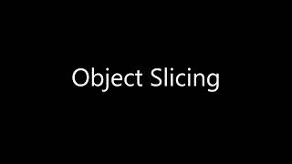 11. Object Slicing. Net Worth