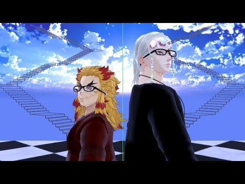 【鬼滅MMD】HYBRID【煉獄杏寿郎・宇随天元】