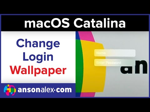 Change Login Screen Background Image - macOS 10.15 Catalina