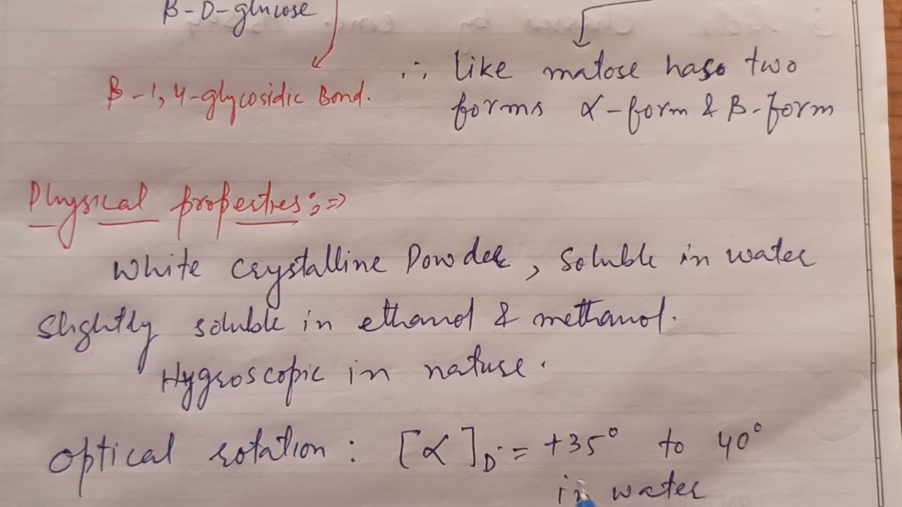 Cellobiose| Biomolecules| carbohydrates