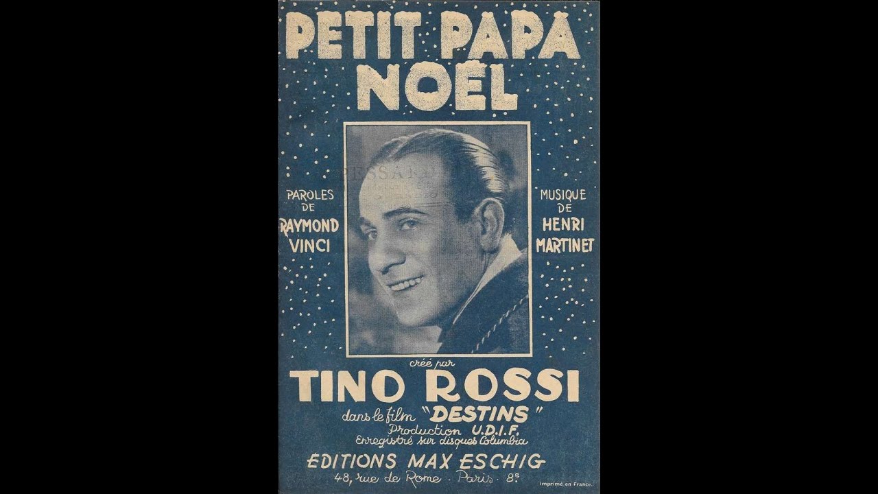 Petit Papa Noël de Tino Rossi Version Originale de 1946 - YouTube