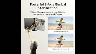 DJI Osmo Mobile 7P Phone Gimbal Stabilizer for iPhone and Android with Tracking &amp; Tripod