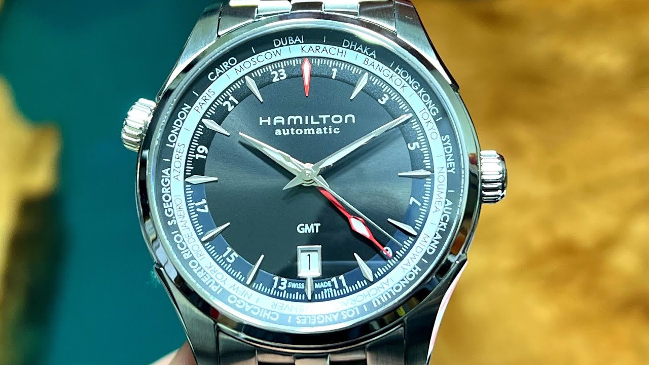 Hamilton Jazzmaster GMT H326950 Swiss Made | Quang Lâm - YouTube