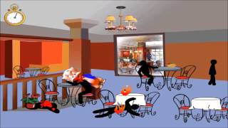 Stick Death Level 7 - Restaurant Walkthrough screenshot 3