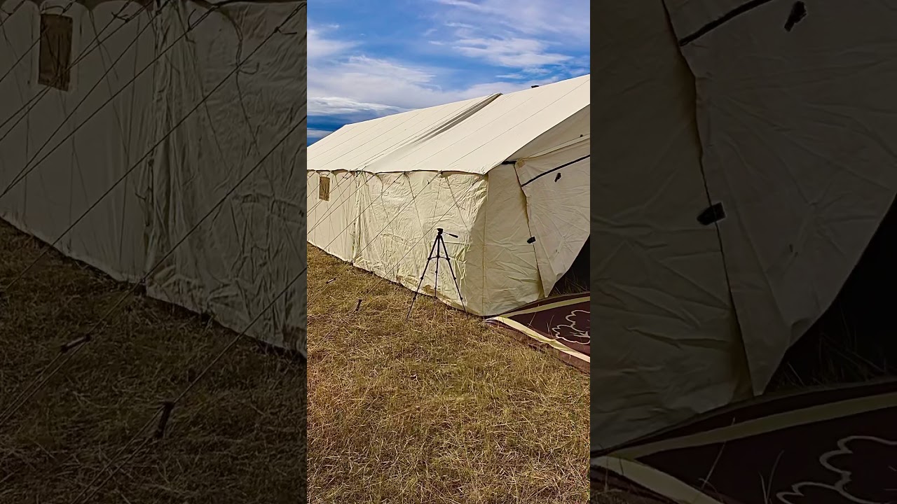 Hunting camp reliable wall tent tour 2020 YouTube