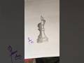 ♟️ King Chess Piece Drawing Tutorial | Easy Pencil Shading Art Step by Step ✏️👑