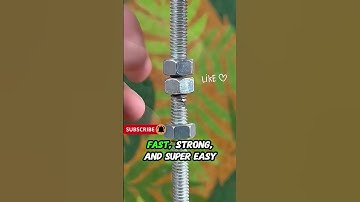 Threaded Rod Connection Hack⁉️ #automobile #clean #mechanic #tips #diymechanic #usacars