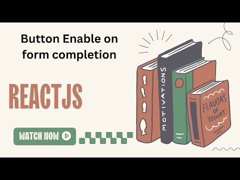 Button enable on form completed #javascript #ReactJs #webdevelopment #frontend