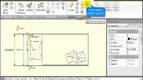 Gstarcad 2012 - Dynamic block array and stretch - Colombia