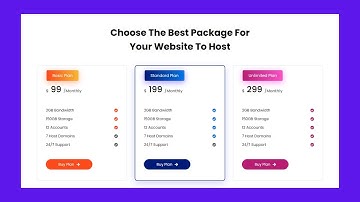 HTML CSS  Pricing Cards  Design Responsive | How to design responsive HTML CSS Pricing Card