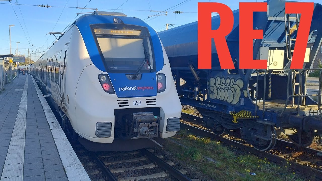Mitfahrt RE 7 von Rheine nach Krefeld Hbf