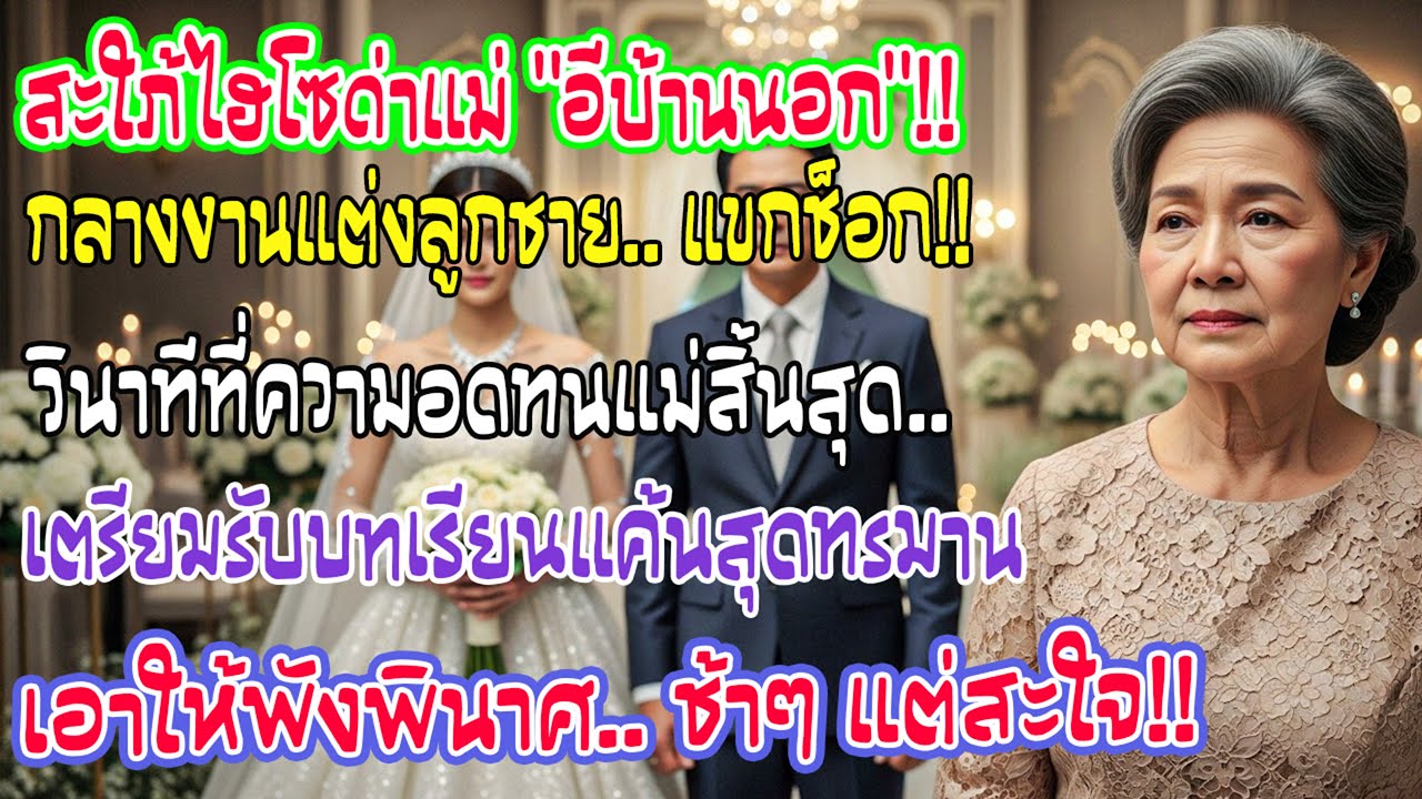 งานแต่งลูกชาย สะใภ้รวยด่าฉันว่า “ยายบ้านนอก” ต่อหน้าแขก และนั่นคือวันที่ฉันเริ่มแผนแก้แค้น