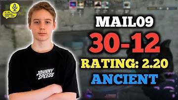 MAIL09 (30-12) RT: 2.20 | FACEIT RANKED (ANCIENT) +VOICE | CS2 POV