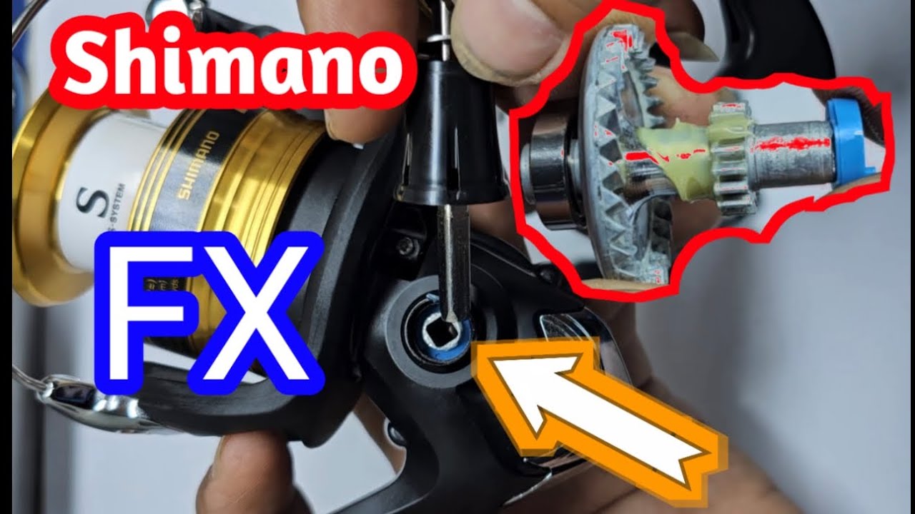 replace ball bearings in shimano spincast reel How to Upgrade Bearing Shimano FX / How to fishing ,videos fishing
