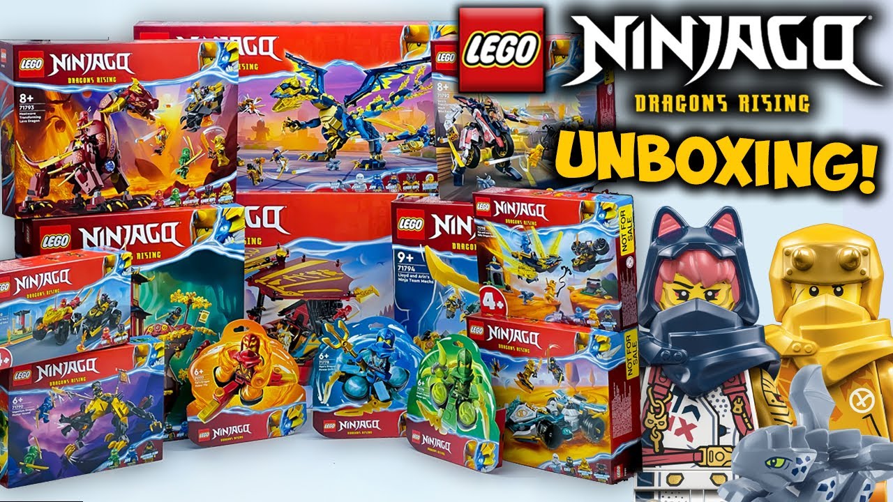 LEGO Reveals New Ninjago: Dragons Rising Sets and a TV Series