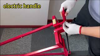 Installation Steps for Amazon Riding Mower Lift, 890 Lbs Capacity Lawn Mower Lift Jack