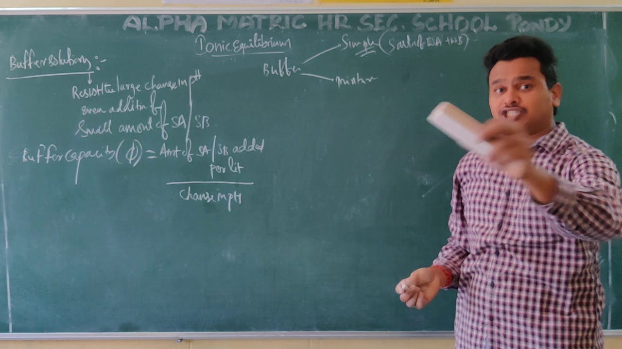 Ionic equilibrium 4 buffer solution - YouTube