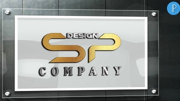 S P 3d text logo design on android pixellab[Vandy Design]
