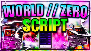 [NEW] World Zero Script / Hack | Auto Farm | Collect Drops | *PASTEBIN 2022*