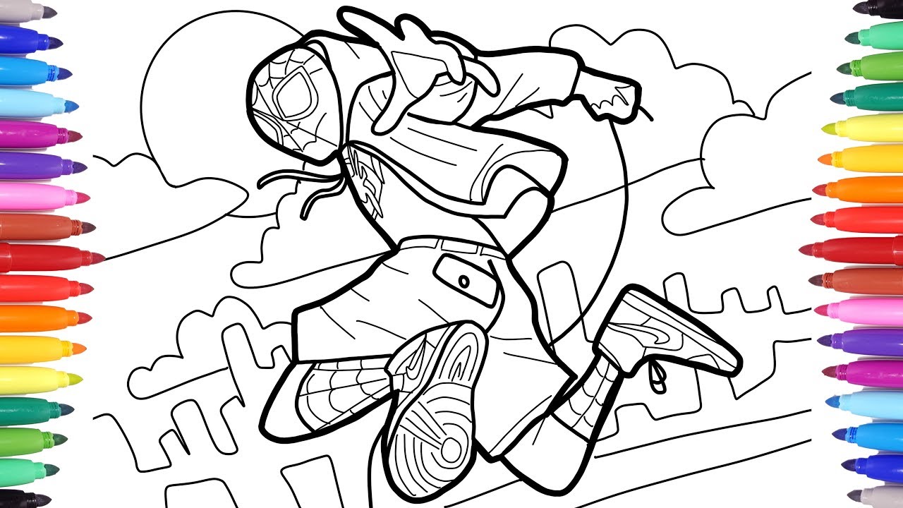 Spider man Into The Spider Verse Coloring Pages How To Draw Spiderman Into The Spiderverse Spider man Into The Spider Verse Coloring Pages How To Draw Spiderman Into The Spiderverse