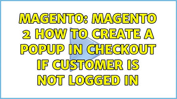 Magento: Magento 2 How to create a popup in checkout if customer is not logged in