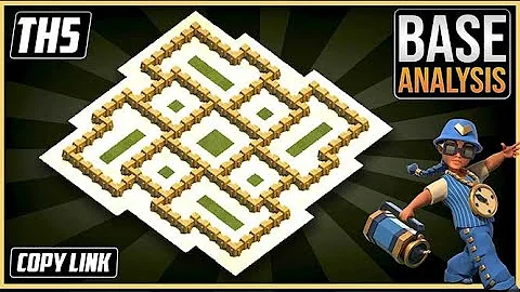 ULTIMATE TH5 HYBRID/TROPHY Base 2025!! COC Town Hall 5 (TH5) Hybrid Base Design – Clash of Clans COC