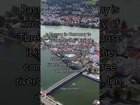 Vídeo: Passau, Alemanya: City on Three Rivers
